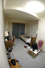 泊まったホテルの部屋