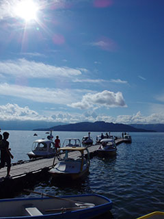 真夏の屈斜路湖