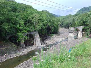 国鉄士幌線 第四音更川橋梁跡